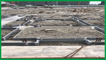 承臺(tái)陶?？招陌?工地磚胎膜用墻板